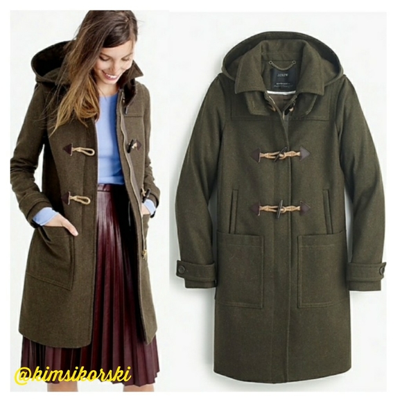 j crew wool melton toggle coat